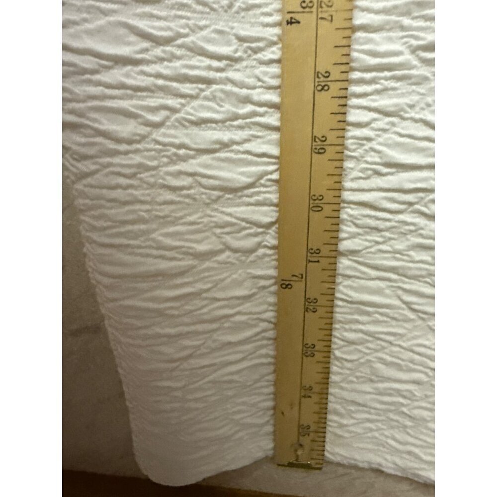 NEW Good American Women's Skirt Scrunchie Maxi Skirt Ivory 90s Pull On Size 0 - Picture 7 of 11